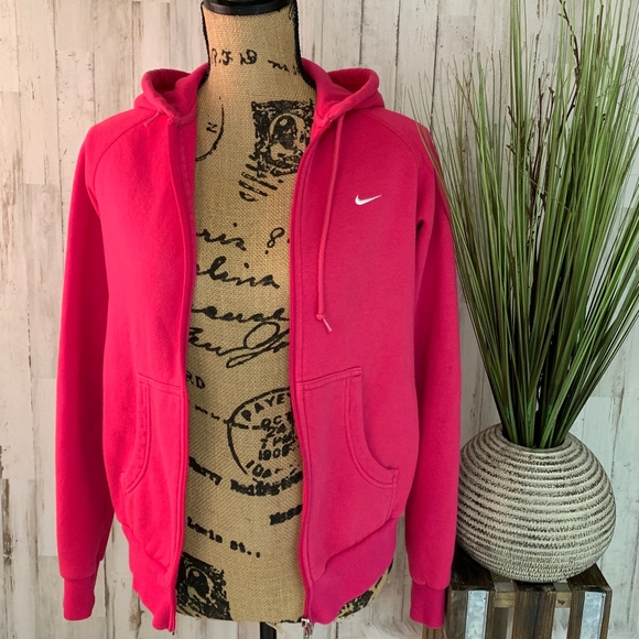 Nike Jackets & Blazers - Nike hot pink Sweater-Size L